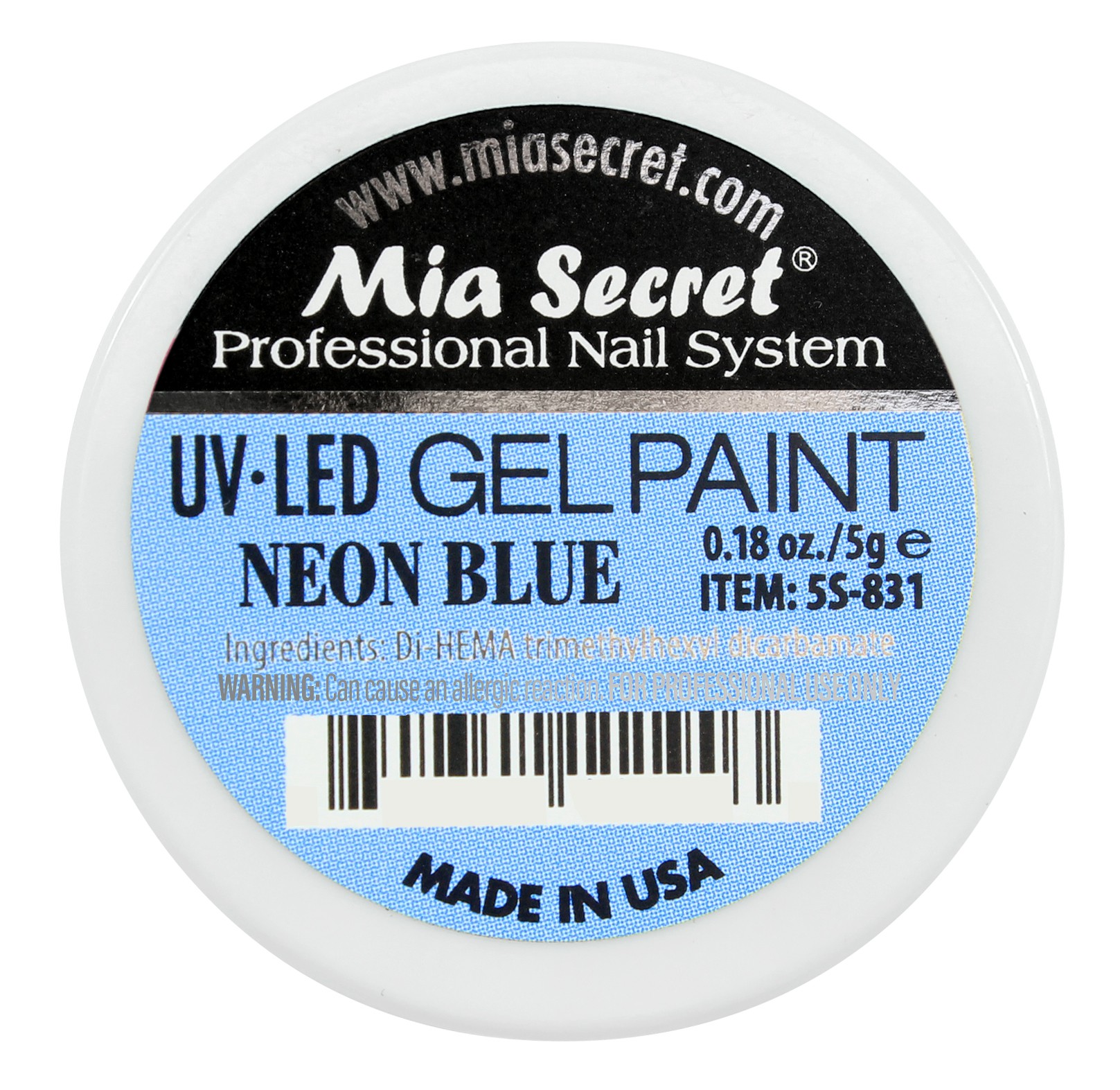 UV-Led Gelpaint Neon Blauw