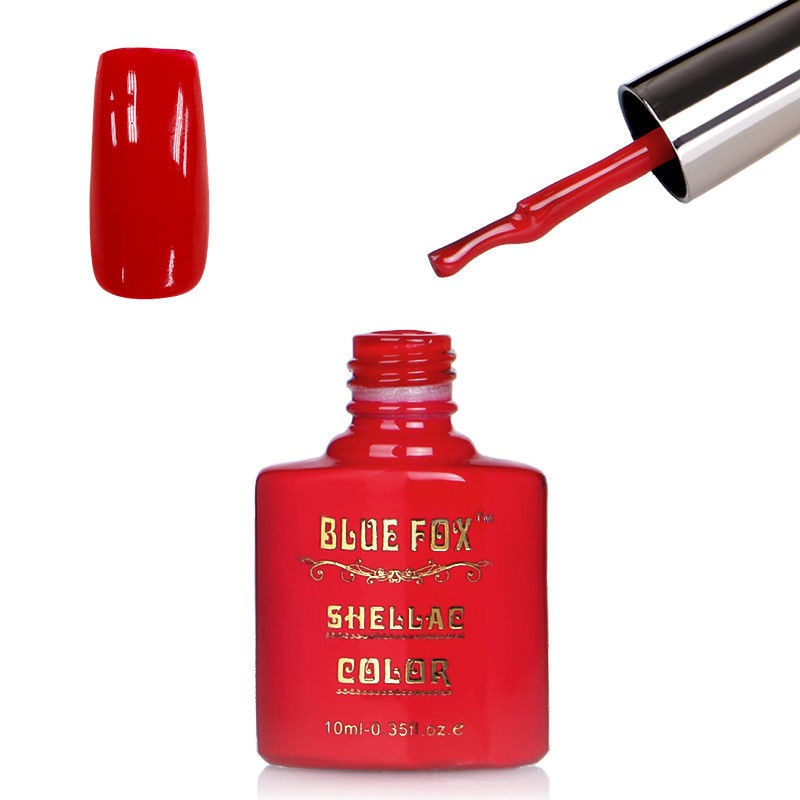 Blue Fox Fire Red Gelnagellak