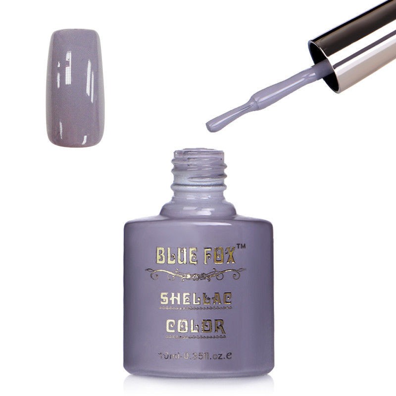 Blue Fox Silver Gray Gelnagellak