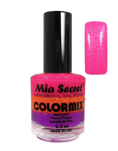 Kleurenmix Nagellak Roze Oranje Paars