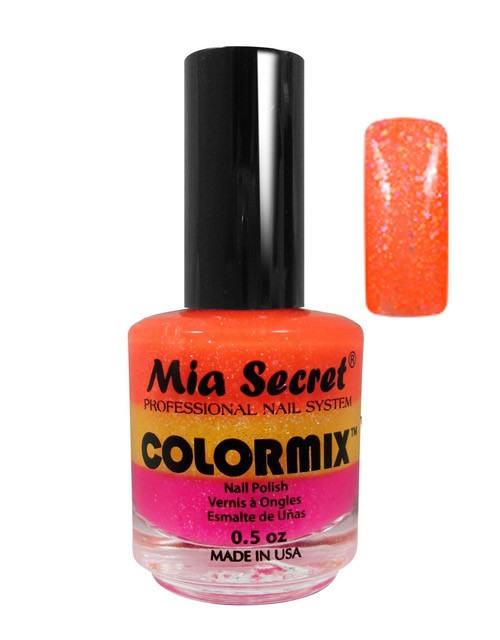 Kleurenmix Nagellak Oranje Geel Roze