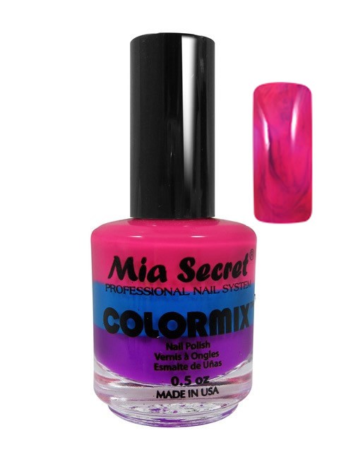 Kleurenmix Nagellak Roze Blauw Paars