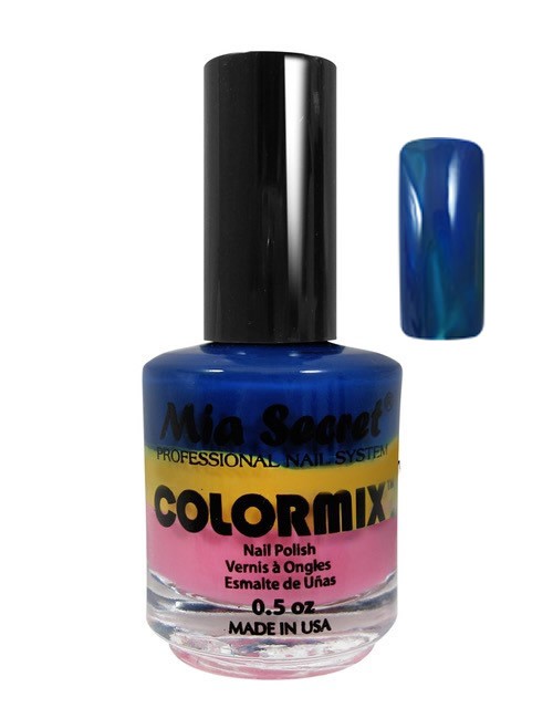 Kleurenmix Nagellak Blauw Geel Roze