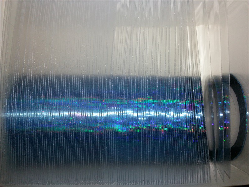 Striping Tape Glitter Licht Blauw