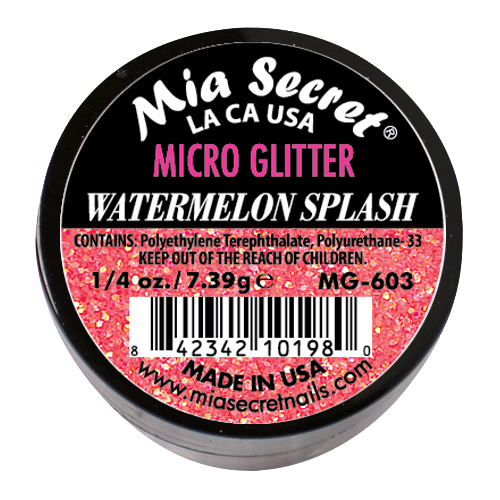 Micro Glitter Acrylpoeder Rose Pink