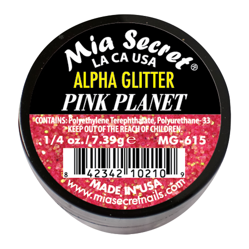 Micro Glitter Acrylpoeder Rose Pink