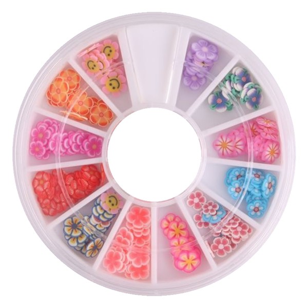 Nail Art Steentjes Carrousel 6cm, Bloemen