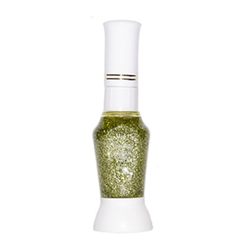 Nagellakpen Glitters Champagne Groen 2 in 1