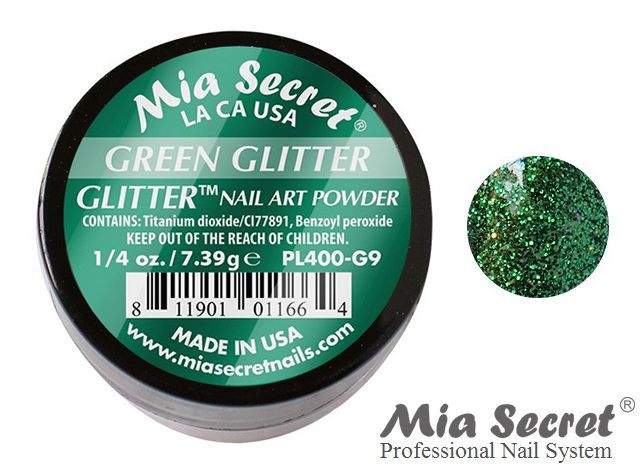 Glitter Acrylpoeder Green