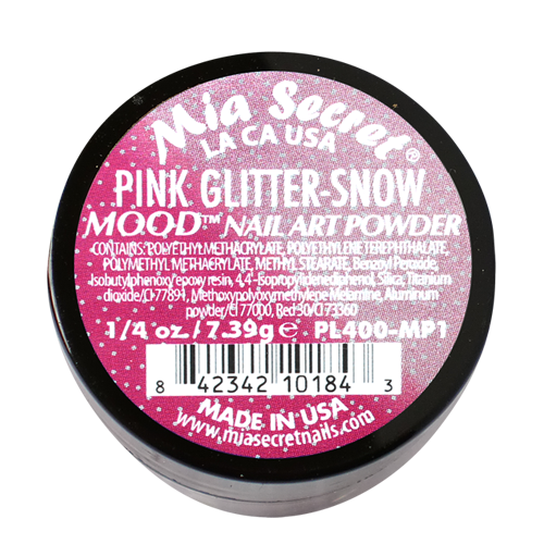 Mood Acrylpoeder Pink Glitter-Snow