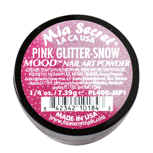 Mood Acrylpoeder Pink Glitter-Snow