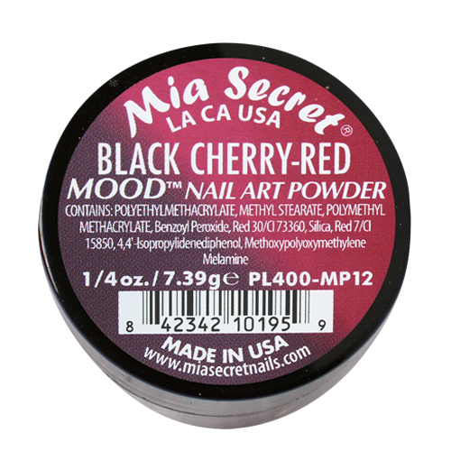 Mood Acrylpoeder Black Cherry-Red