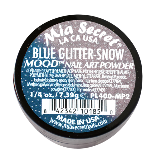 Mood Acrylpoeder Blue Glitter-Snow