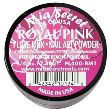 Micro Glitter Acrylpoeder Rose Pink