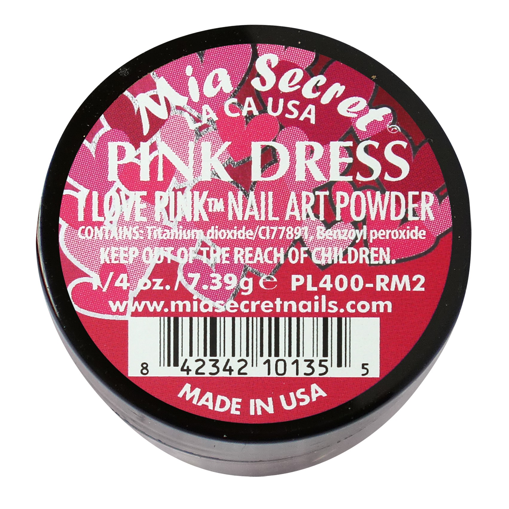 Micro Glitter Acrylpoeder Rose Pink
