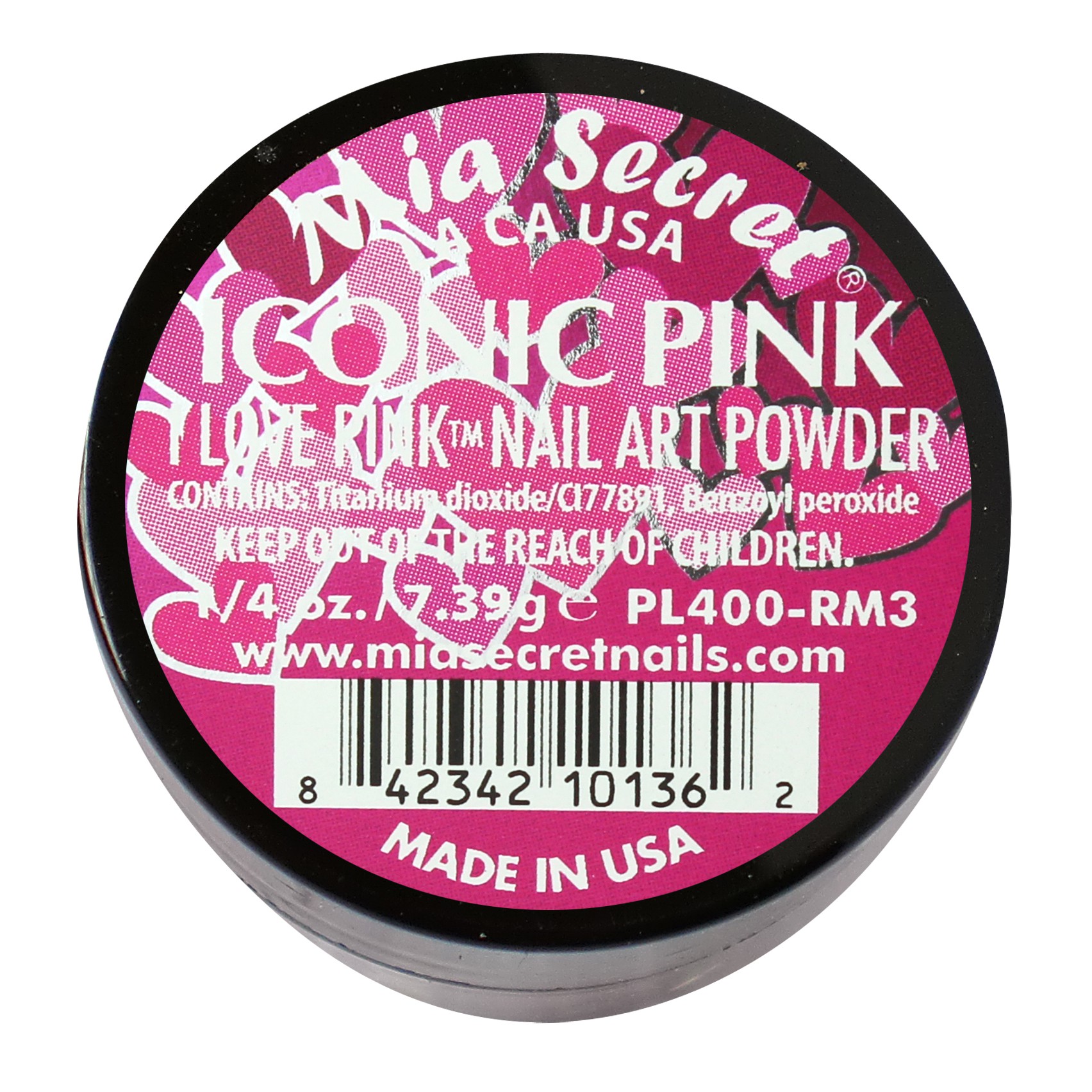 Micro Glitter Acrylpoeder Rose Pink