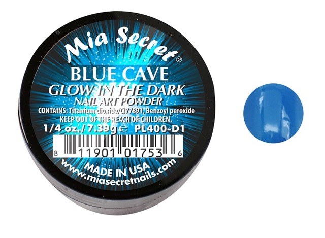 Glow in the Dark Acrylpoeder Blue Cave