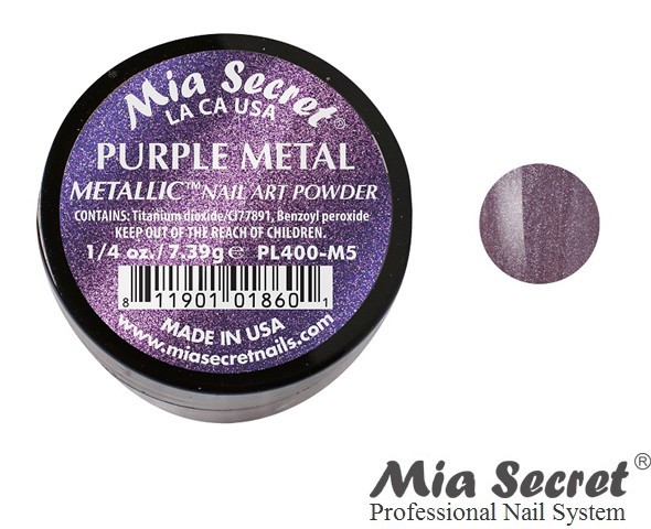 Metallic Acrylpoeder Purple Metal