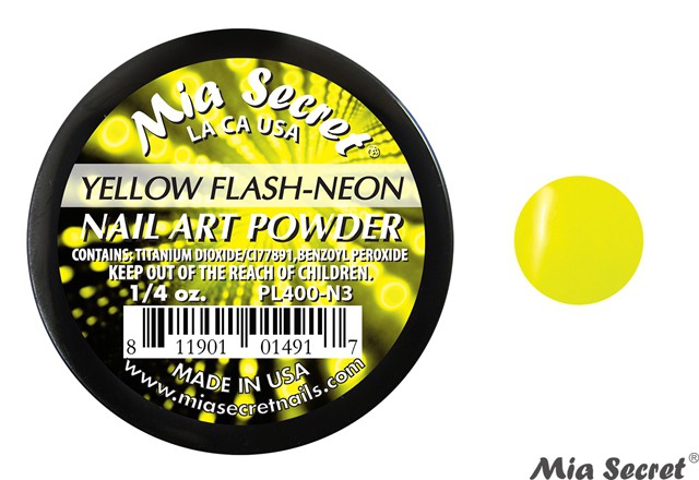 Flash-Neon Acrylpoeder Yellow