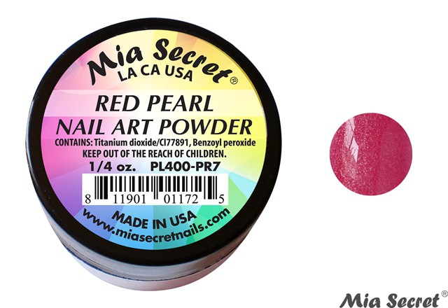 Pearl Acrylpoeder Red