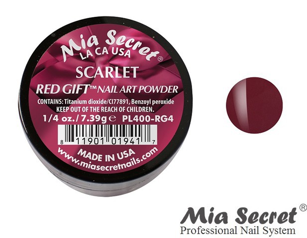 Red Gift Acrylpoeder Scarlet