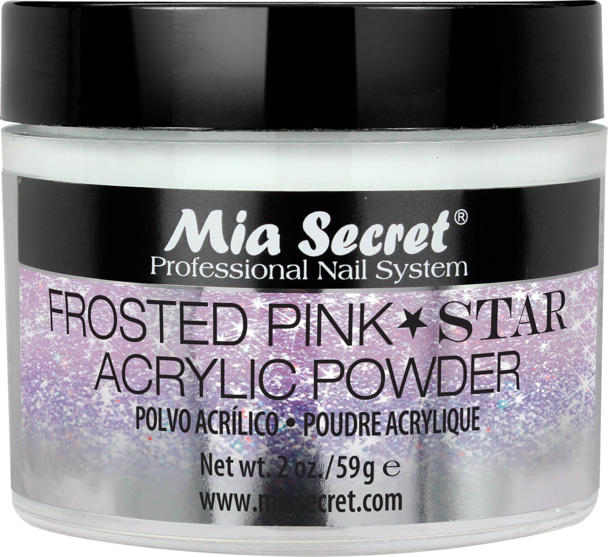 Acryl Poeder Frosted Pink Star 60ml.