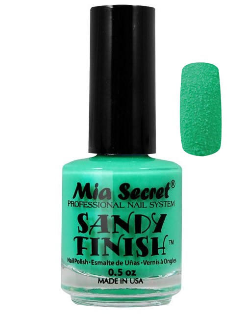 Sandy Finish Nagellak Groen