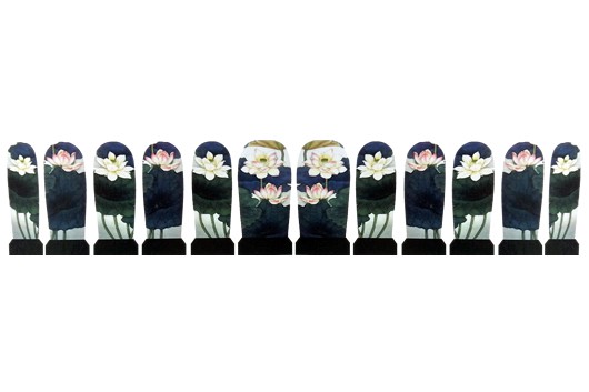 Nagelstickers Waterlelie