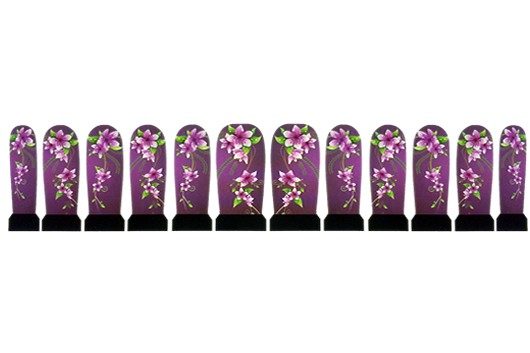 Nagelstickers Clematis