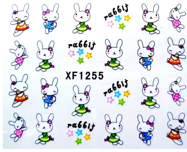 Water Transfer Sticker Rabbit