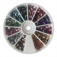 Nail Art Steentjes Carroussel 8cm, 960stuks