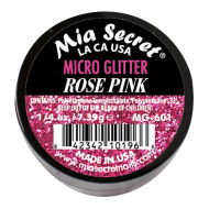 Micro Glitter Acrylpoeder Rose Pink