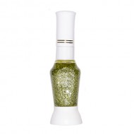 Nagellakpen Glitters Champagne Groen 2 in 1