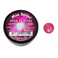 Glow in the Dark Acrylpoeder Pink Tunnel