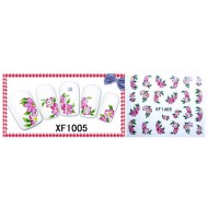 Water Transfer Sticker Roze Margriet