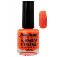 Sandy Finish Nagellak Oranje