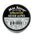 Alpha & Dust Glitter Acrylpoeder Silver Alpha