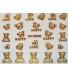 3D Nagelstickers Goud Love and Happy